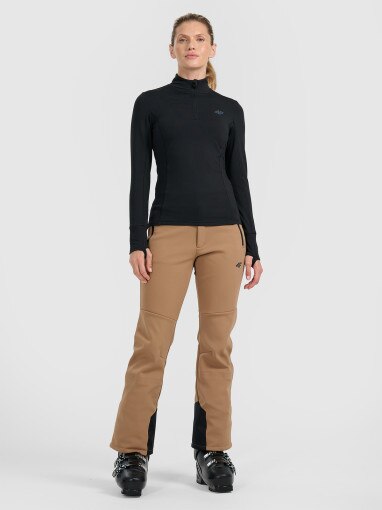 Damska bielizna termiczna (góra) 4F 4FWAW25UBRUF098 - czarna