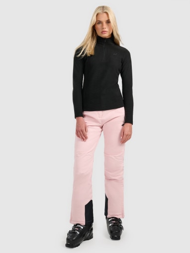 Damska bielizna termiczna polarowa (góra) 4F 4FWAW25UFLEF063 - czarna