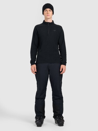 Męska bielizna termiczna polarowa (góra) 4F 4FWAW25UFLEM065 - czarna