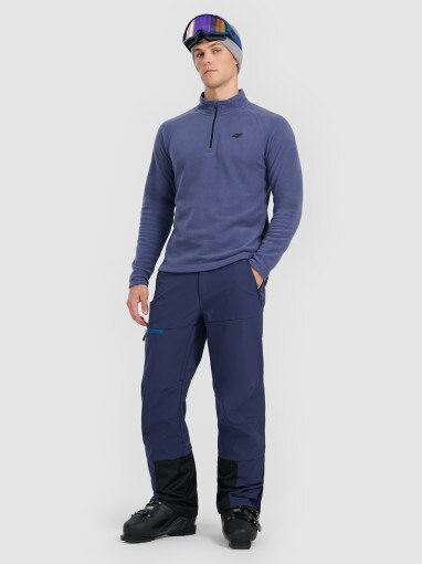 Męska bielizna termiczna polarowa (góra) 4F 4FWAW25UFLEM065 - granatowa