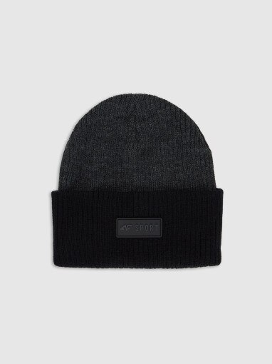 4F JUNIOR Chłopięca czapka zimowa 4F 4FJRAW25ACAPM0812 szara Szary