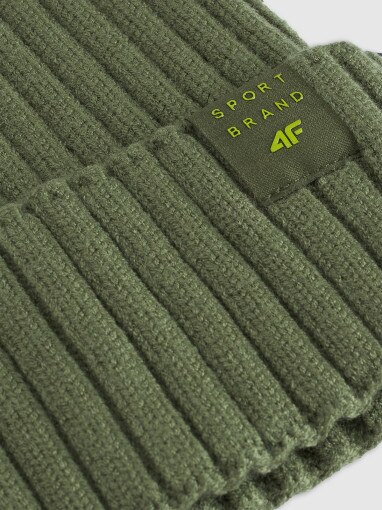 Dziecięca czapka 4F 4FJRAW25ACAPM0755 - zielona