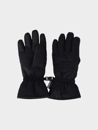 4F JUNIOR Dziecięce rękawiczki narciarskie 4F Thinsulate 4FJWAW25AFGLU190 czarne Czarny