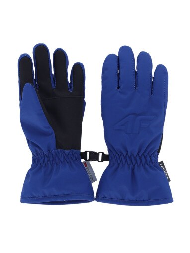 4F JUNIOR Dziecięce rękawiczki narciarskie 4F Thinsulate 4FJWAW25AFGLU190 niebieskie Niebieski