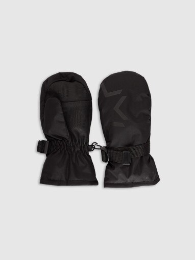 4F JUNIOR Dziecięce rękawiczki polarowe 4F 4FJWAW25AGLOU157 czarne Czarny