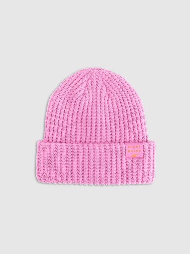 4F JUNIOR Dziewczęca czapka zimowa 4F 4FJRAW25ACAPF0810 różowa Różowy