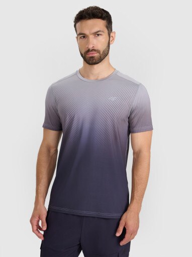 4F Męska koszulka treningowa 4F 4FRAW25TFTSM2081 czarna Czarny