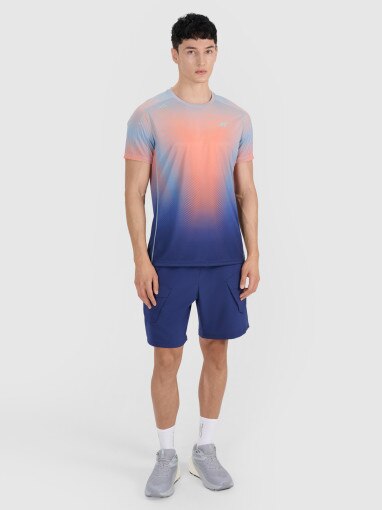 Męska koszulka treningowa 4F x Robert Lewandowski RL9SSS25TFTSM1999 - multikolor