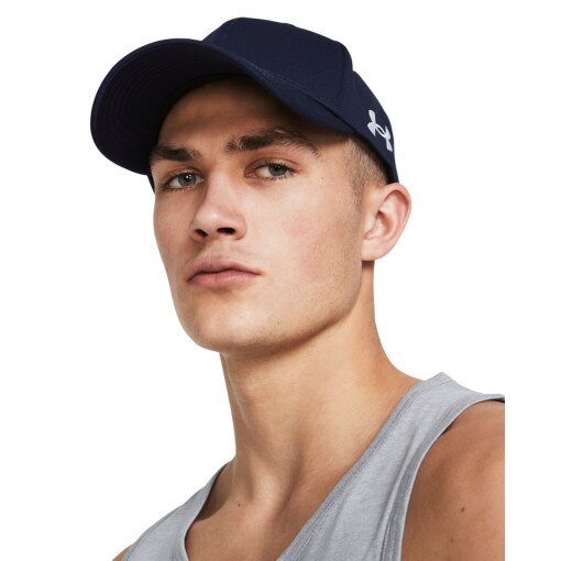 UNDER ARMOUR Męska czapka z daszkiem Under Armour Men's UA Team Blitzing granatowa Granatowy