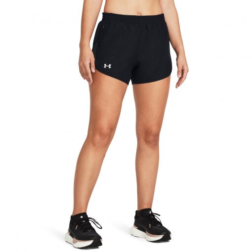 Damskie spodenki do biegania Under Armour UA Fly By 3'' Shorts - czarne