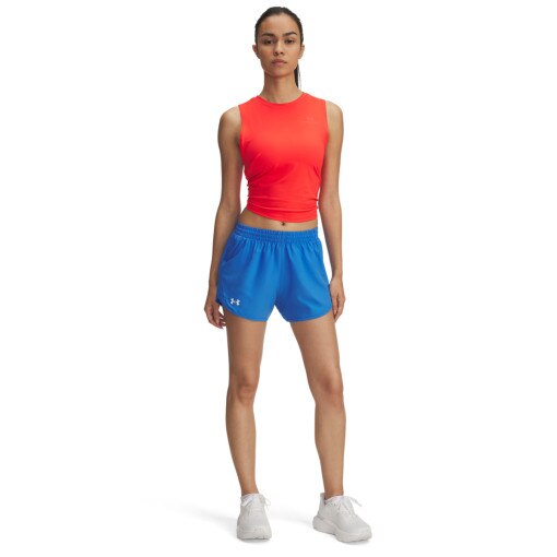 UNDER ARMOUR Damskie spodenki do biegania Under Armour UA Fly By 3'' Shorts niebieskie Niebieski