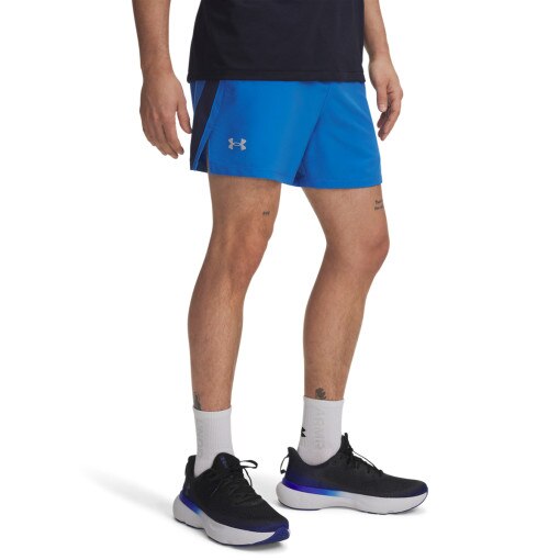Męskie spodenki do biegania Under Armour UA Launch 5'' Short - niebieskie