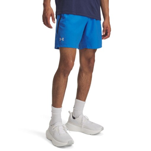 Męskie spodenki do biegania Under Armour UA Launch 7'' Short - niebieskie