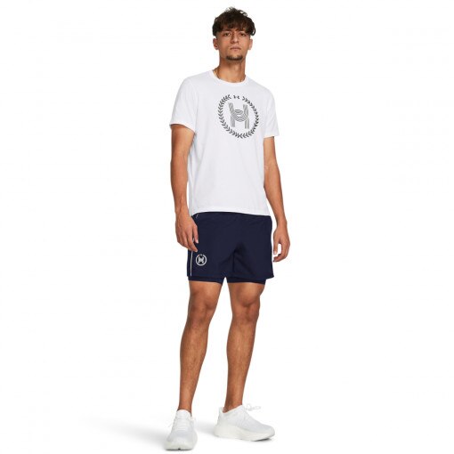 UNDER ARMOUR Męskie spodenki do biegania Under Armour UA Run Anywhere 5'' Shorts granatowe Granatowy