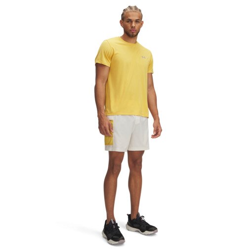 UNDER ARMOUR Męskie spodenki do biegania Under Armour UA Trail Run 5'' Shorts beżowe Beżowy