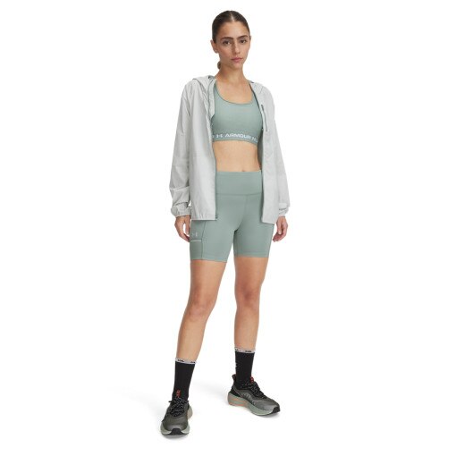 UNDER ARMOUR Damskie spodenki do biegania Under Armour UA Launch Half Tight zielone Zielony