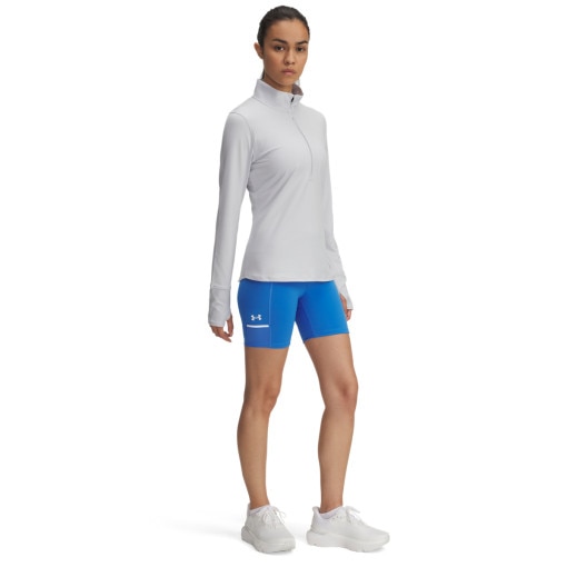 UNDER ARMOUR Damskie spodenki do biegania Under Armour UA Launch Half Tight niebieskie Niebieski