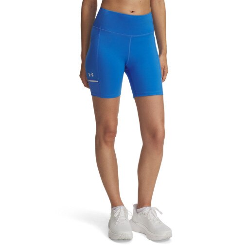 Damskie spodenki do biegania Under Armour UA Launch Half Tight - niebieskie