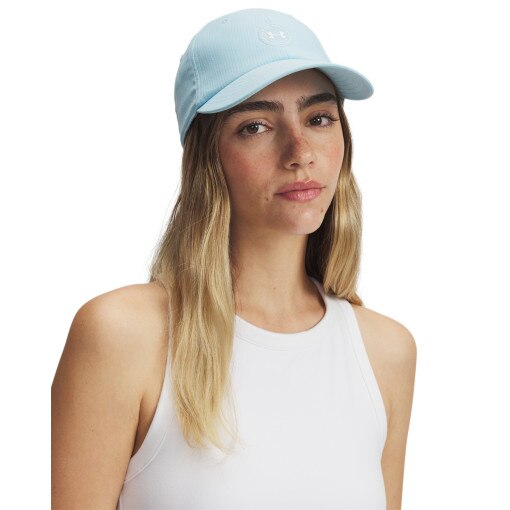 UNDER ARMOUR Damska czapka z daszkiem treningowa Under Armour W Isochill Armourvent Adj niebieska Niebieski