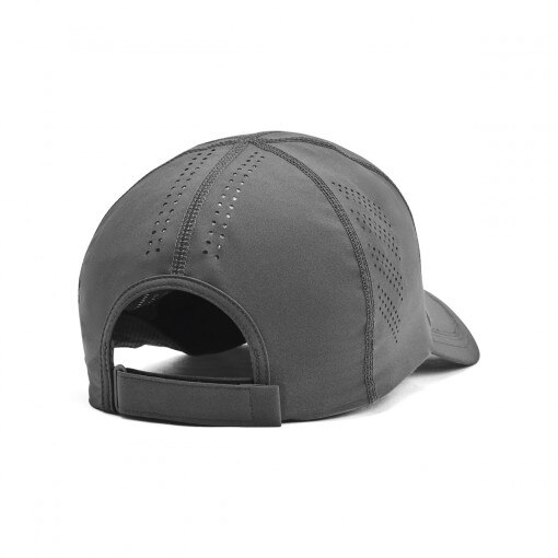 Męska czapka z daszkiem do biegania Under Armour M Iso-chill Launch Adj - szara