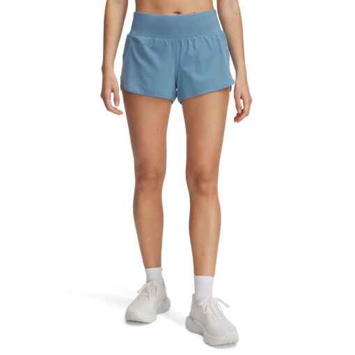 Damskie spodenki do biegania Under Armour UA Launch Pro 3'' Shorts - niebieskie