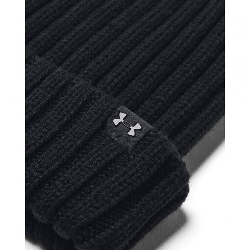 Damska czapka zimowa Under Armour W Halftime Pom Beanie - czarna