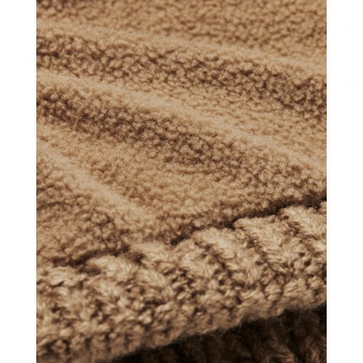 Damska czapka zimowa Under Armour W Halftime Cable Knit Beanie - brązowa