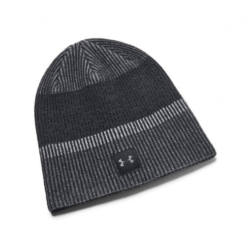 UNDER ARMOUR Czapka do biegania uniseks Under Armour Under Armour Launch Reflective Beanie szara Szary