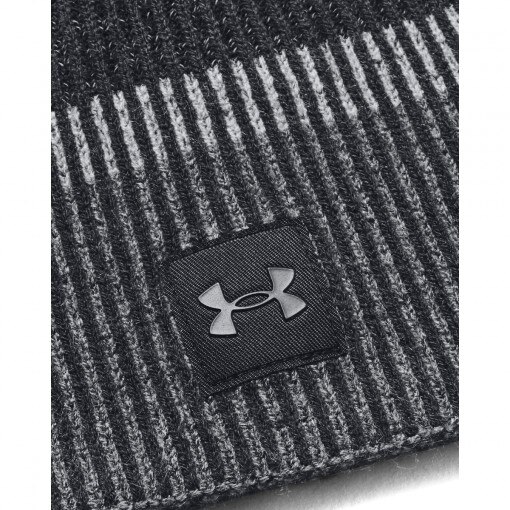 Czapka do biegania uniseks Under Armour Under Armour Launch Reflective Beanie - szara