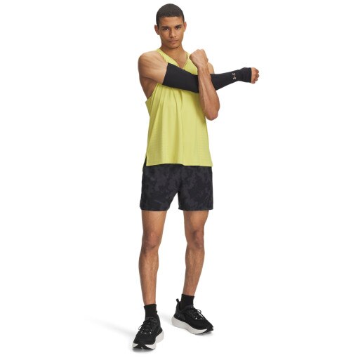 UNDER ARMOUR Męskie spodenki do biegania Under Armour Launch Pro 7" Prtd Short szare Szary