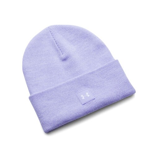 Damska czapka zimowa Under Armour W HALFTIME BEANIE - fioletowa