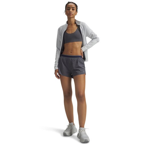 UNDER ARMOUR Damskie spodenki do biegania Under Armour UA Halo Run Shorts szare Szary