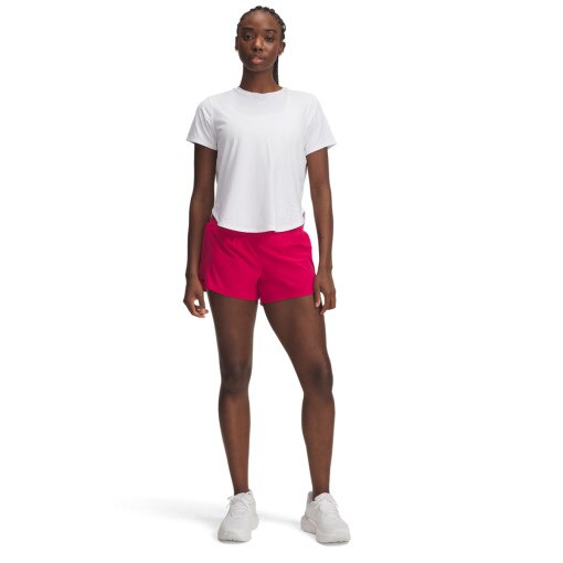 UNDER ARMOUR Damskie spodenki do biegania Under Armour UA Launch Pro 3'' Shorts różowe Różowy