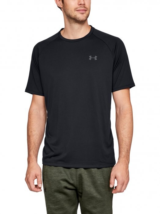 UNDER ARMOUR Męska koszulka treningowa UNDER ARMOUR Tech 2.0 SS Tee czarna Czarny