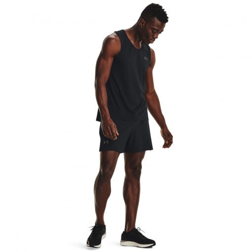 UNDER ARMOUR Męskie spodenki do biegania Under Armour UA Launch Pro 5'' Shorts czarne Czarny