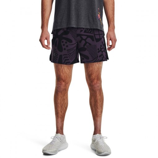 Męskie spodenki do biegania Under Armour UA Run In Peace Shorts - czarne
