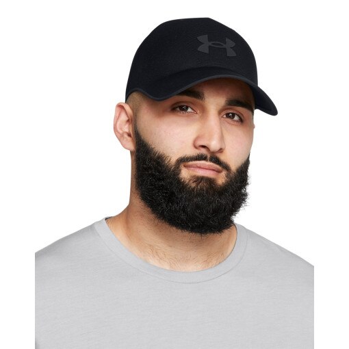 UNDER ARMOUR Czapka z daszkiem uniseks Under Armour StealthForm Uncrushable czarna Czarny