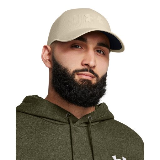 UNDER ARMOUR Czapka z daszkiem uniseks Under Armour StealthForm Uncrushable beżowa Beżowy