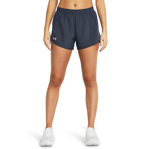 Damskie spodenki do biegania Under Armour UA Fly By 3'' Shorts - szare