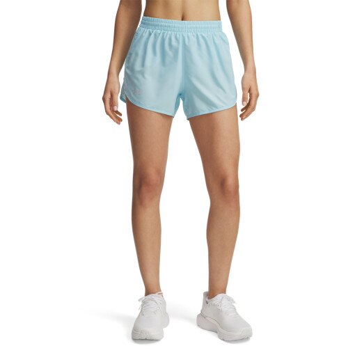 Damskie spodenki do biegania Under Armour UA Fly By 3'' Shorts - niebieskie