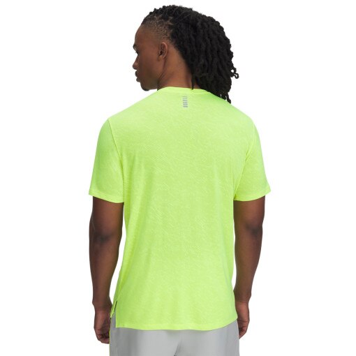 Męska koszulka do biegania Under Armour UA Launch Camo Shortsleeve - zielona