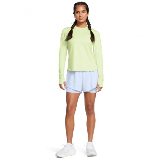 UNDER ARMOUR Damskie spodenki do biegania Under Armour UA Fly By 2in1 Short niebieskie Niebieski