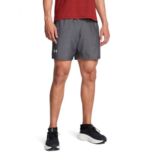 Męskie spodenki do biegania Under Armour UA Launch 7'' Heather Shorts - szare