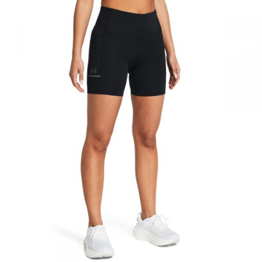 Damskie spodenki do biegania Under Armour UA Launch Half Tight - czarne