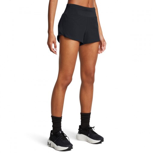 Damskie spodenki do biegania Under Armour UA Launch Pro 3'' Shorts - czarne